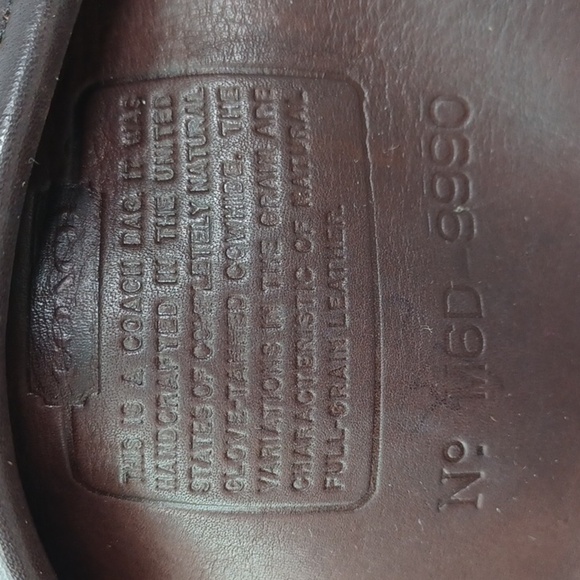 Coach Small Framed Pouch 9990 Vintage - Picture 7 of 13